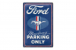 Preview: Blechschild "Ford Mustang Parking Only" - 30 x 20cm